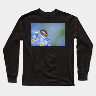 Rosemary Beetle on Forget-me-not Long Sleeve T-Shirt